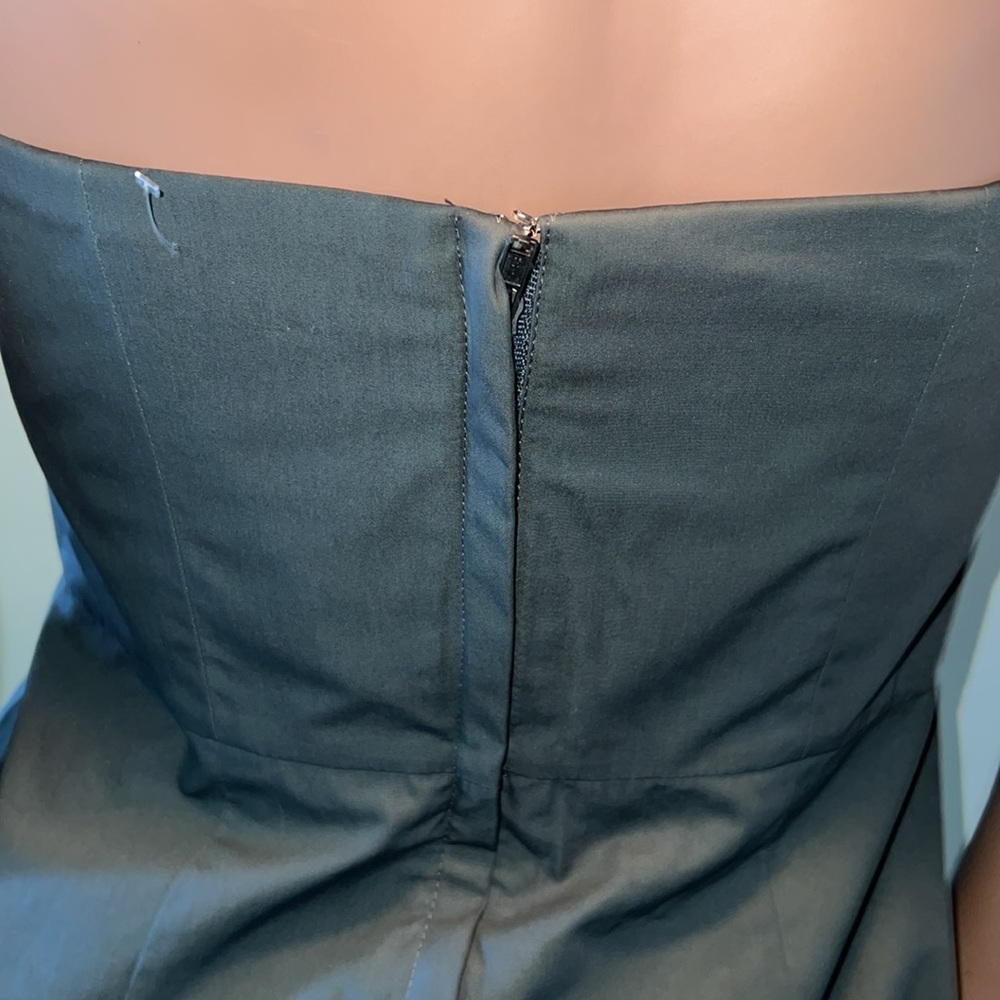 J Crew gray strapless size 4 dress - Picture 7 of 16